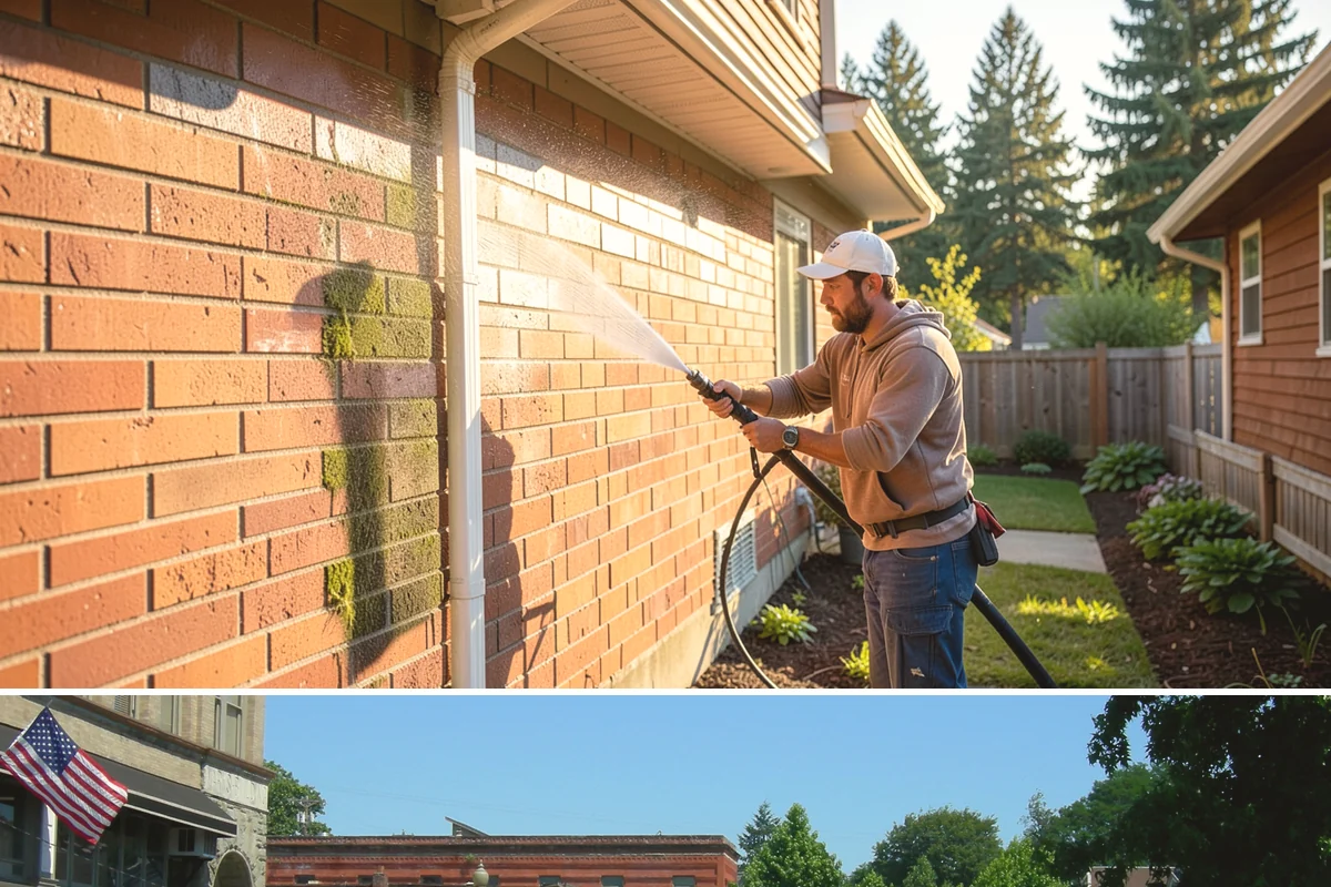 House Washing in Snohomish, Snohomish County, WA - Late spring through early fall gives the driest windows for treatment to dwell and dry properly before the next rain.
