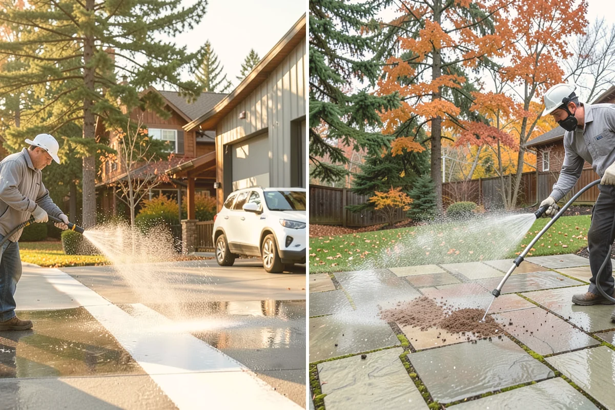 House Washing in Stanwood, Snohomish County, WA - Inspect siding type and note delicate areas like vents and light fixtures