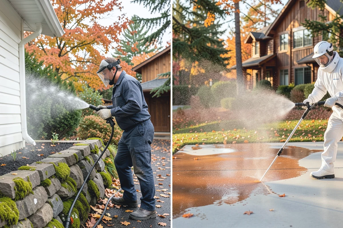 House Washing in Sumner, Pierce County, WA - Inspect siding type and note delicate areas like vents and light fixtures
