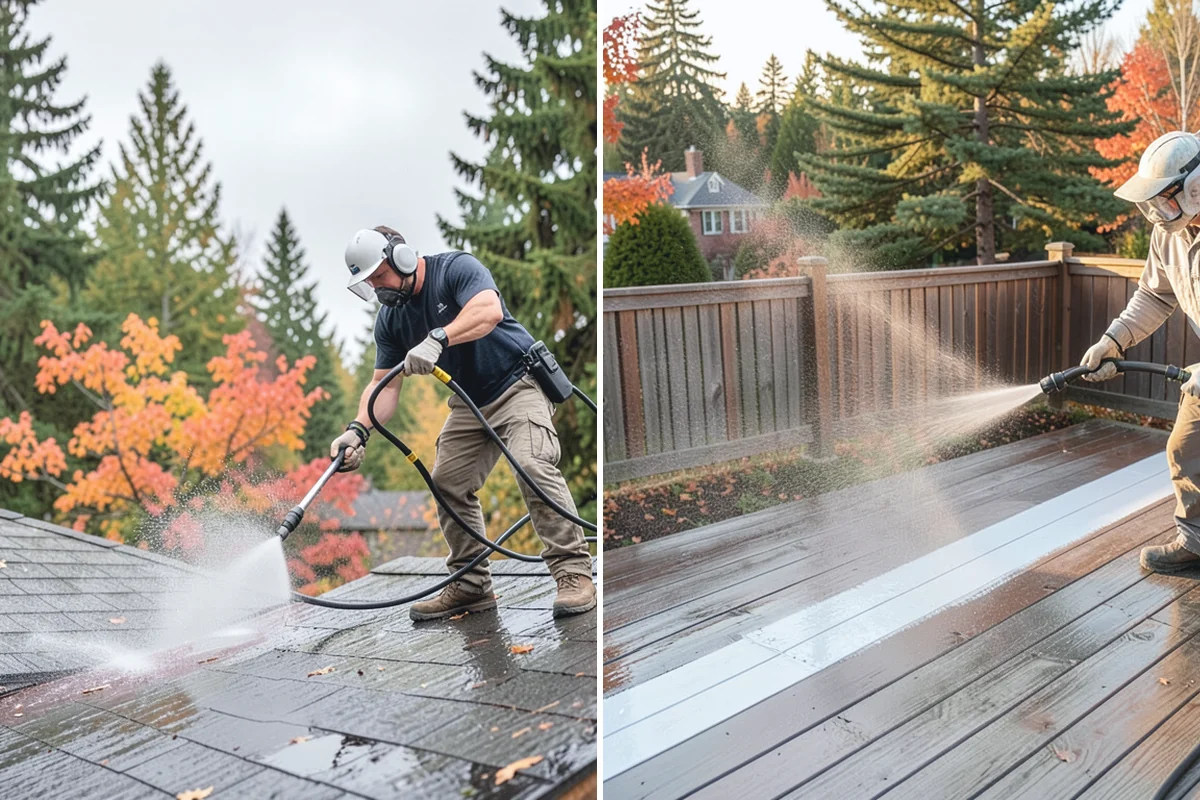 House Washing in Wilkeson, Pierce County, WA - Inspect siding type and note delicate areas like vents and light fixtures