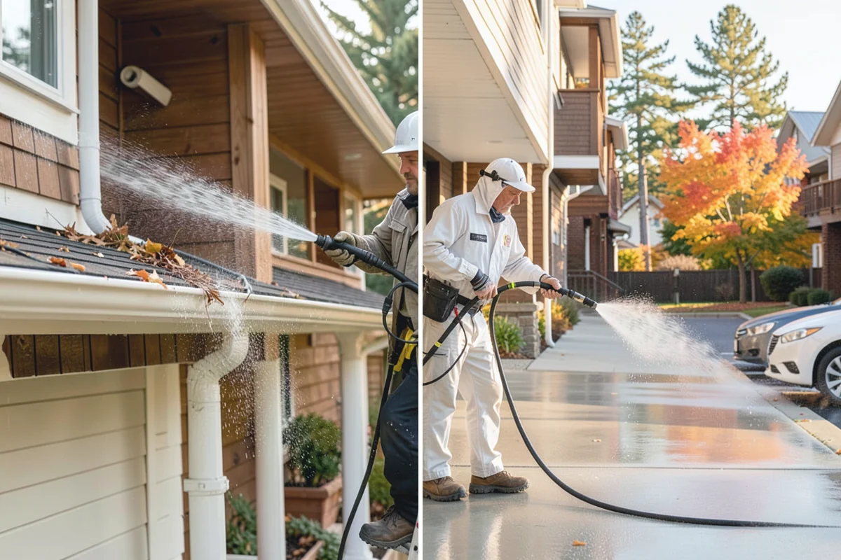 House Washing in Woodinville, King County, WA - Inspect siding type and note delicate areas like vents and light fixtures