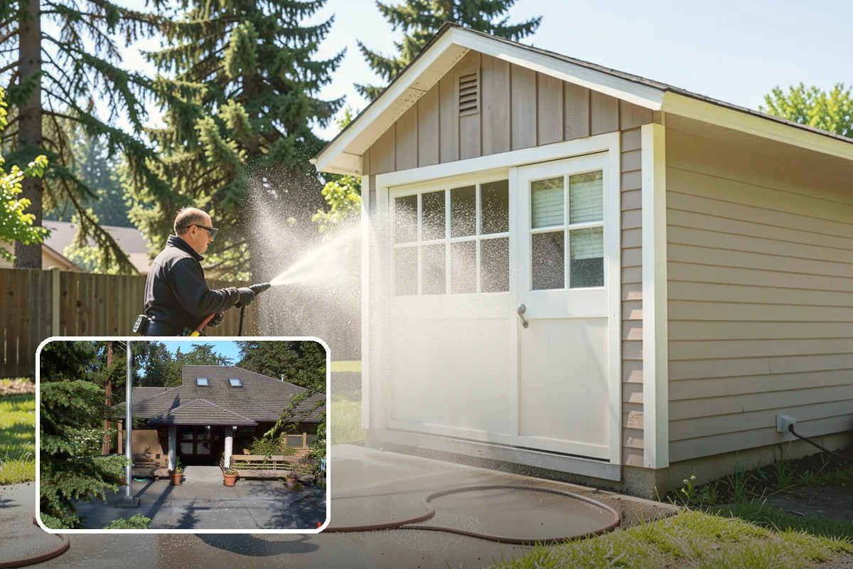 House Washing in Yarrow Point, King County, WA - Removes the tell-tale green sheen that shade and moisture create