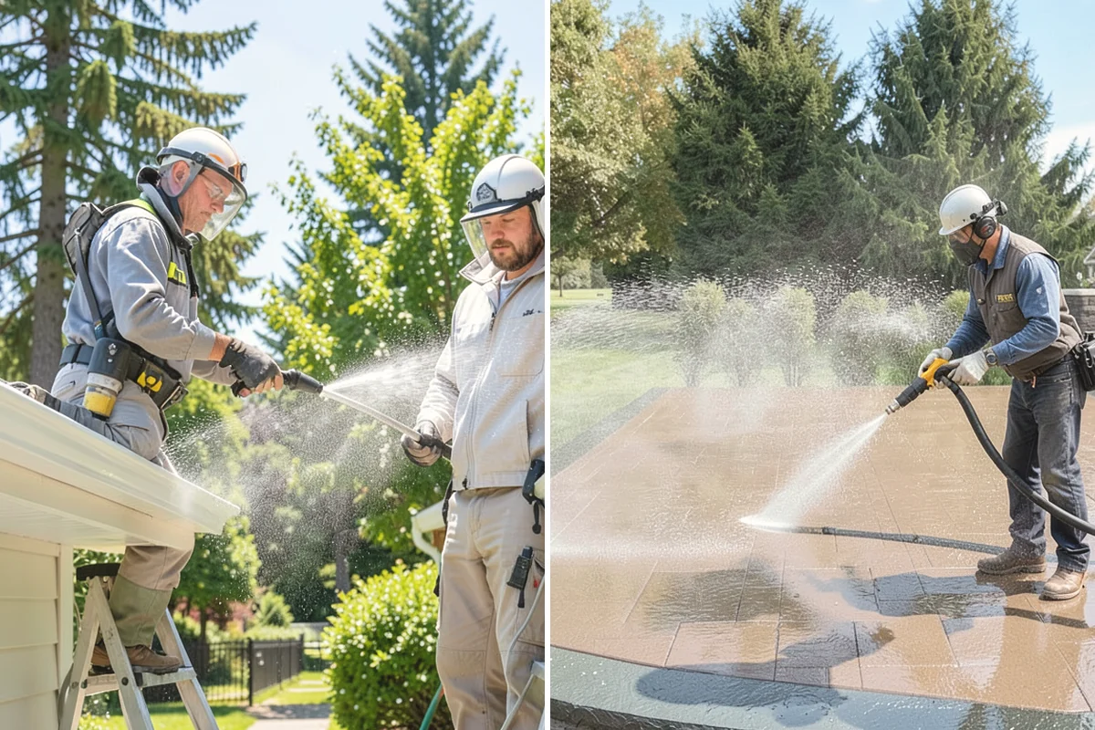 House Washing in Yarrow Point, King County, WA - Inspect siding type and note delicate areas like vents and light fixtures