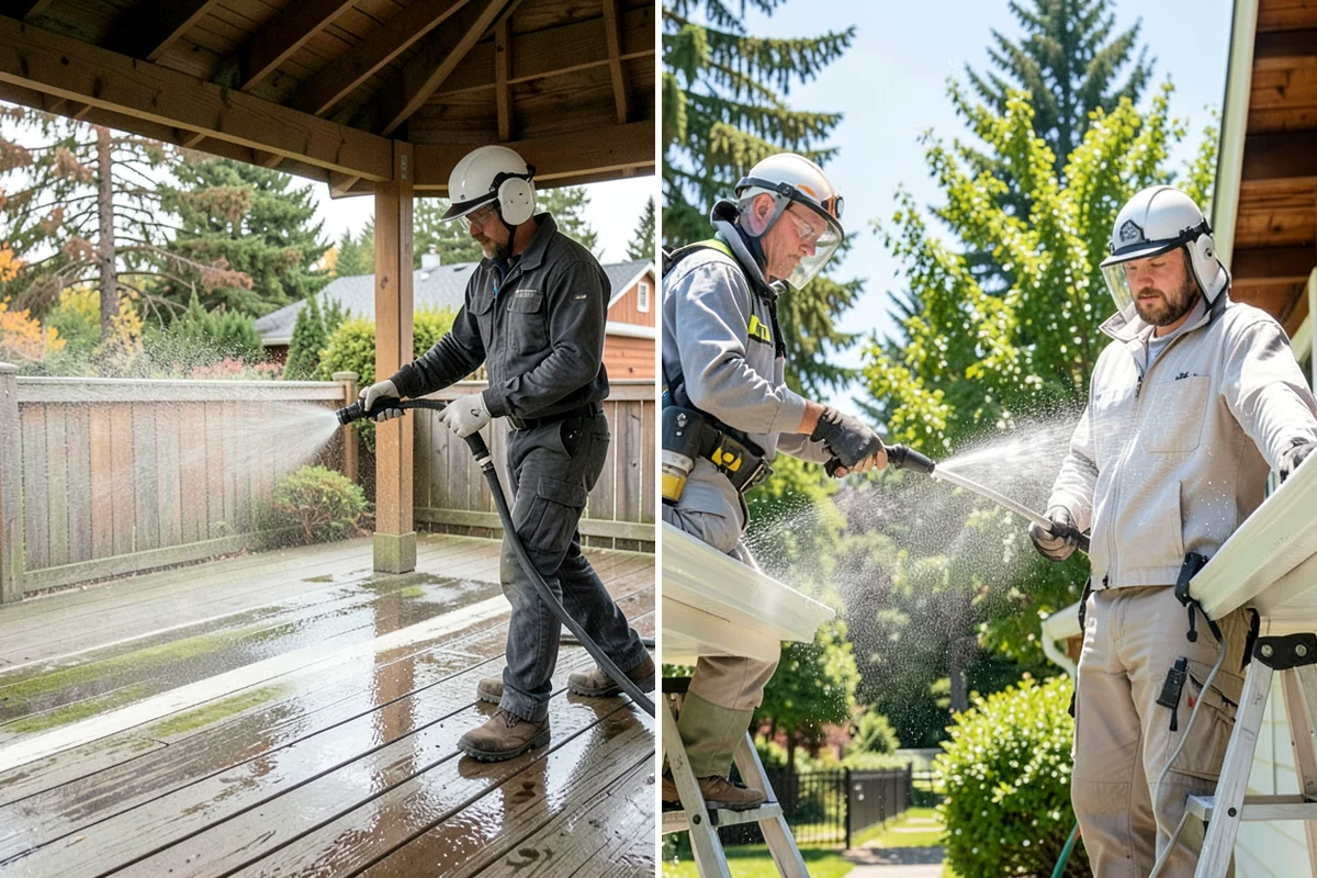 Industrial Cleaning in Arlington, Snohomish County, WA - Review site safety plans and set up runoff containment