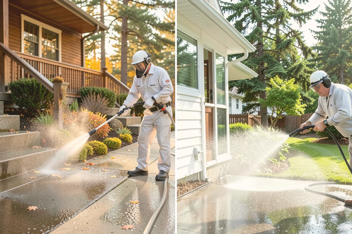 Industrial Cleaning in Bellevue, King County, WA - Review site safety plans and set up runoff containment