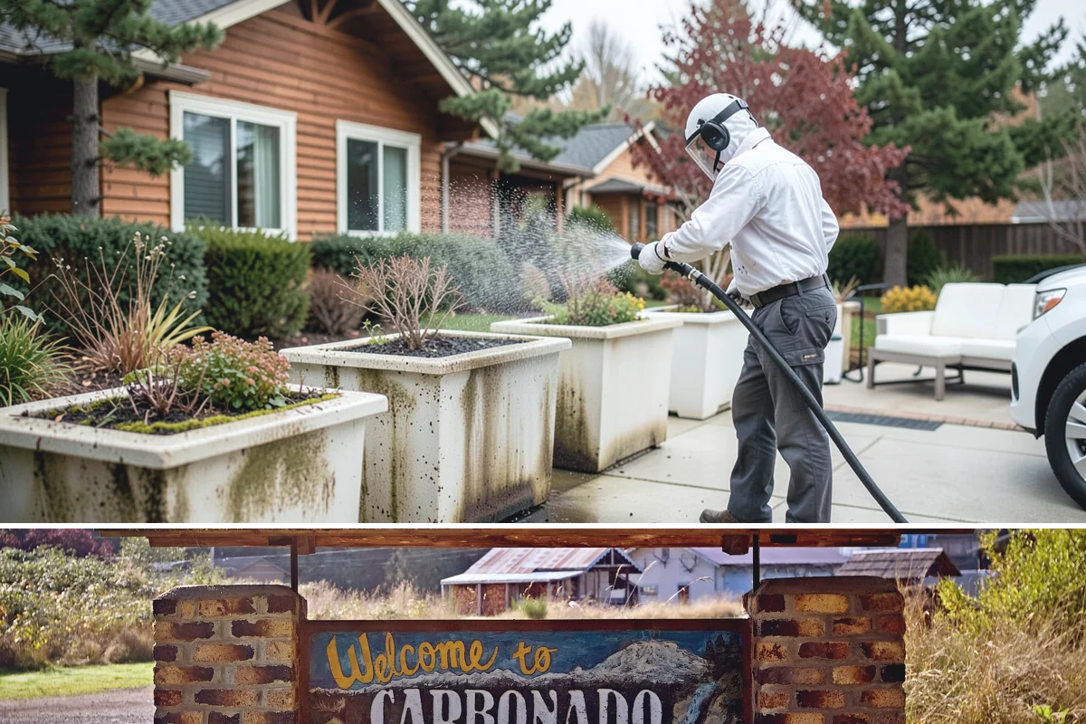 Industrial Cleaning in Carbonado, Pierce County, WA - Industrial exteriors can be serviced year-round, with heavy degreasing scheduled in drier months for easier runoff containment.