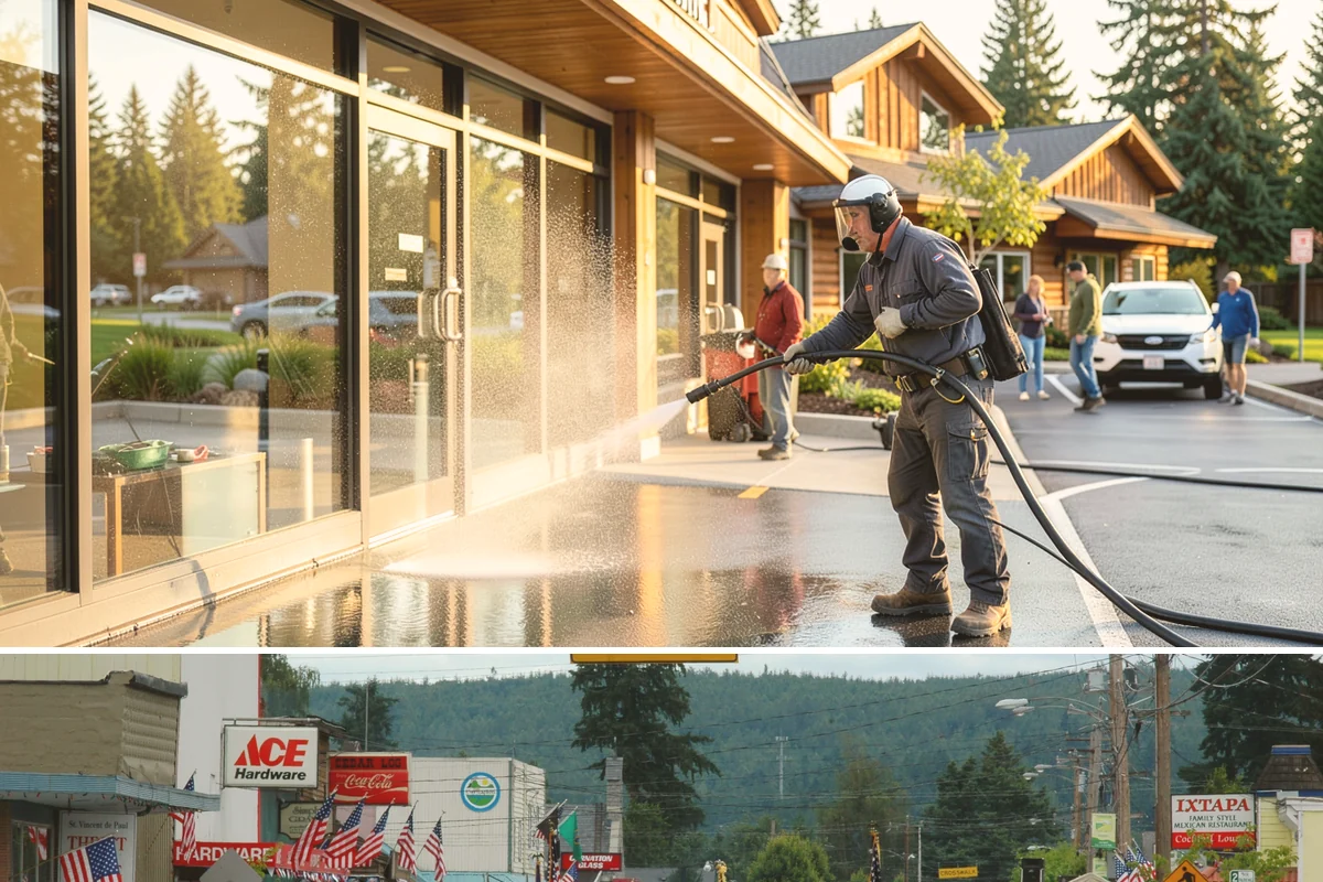 Industrial Cleaning in Carnation, King County, WA - Industrial exteriors can be serviced year-round, with heavy degreasing scheduled in drier months for easier runoff containment.