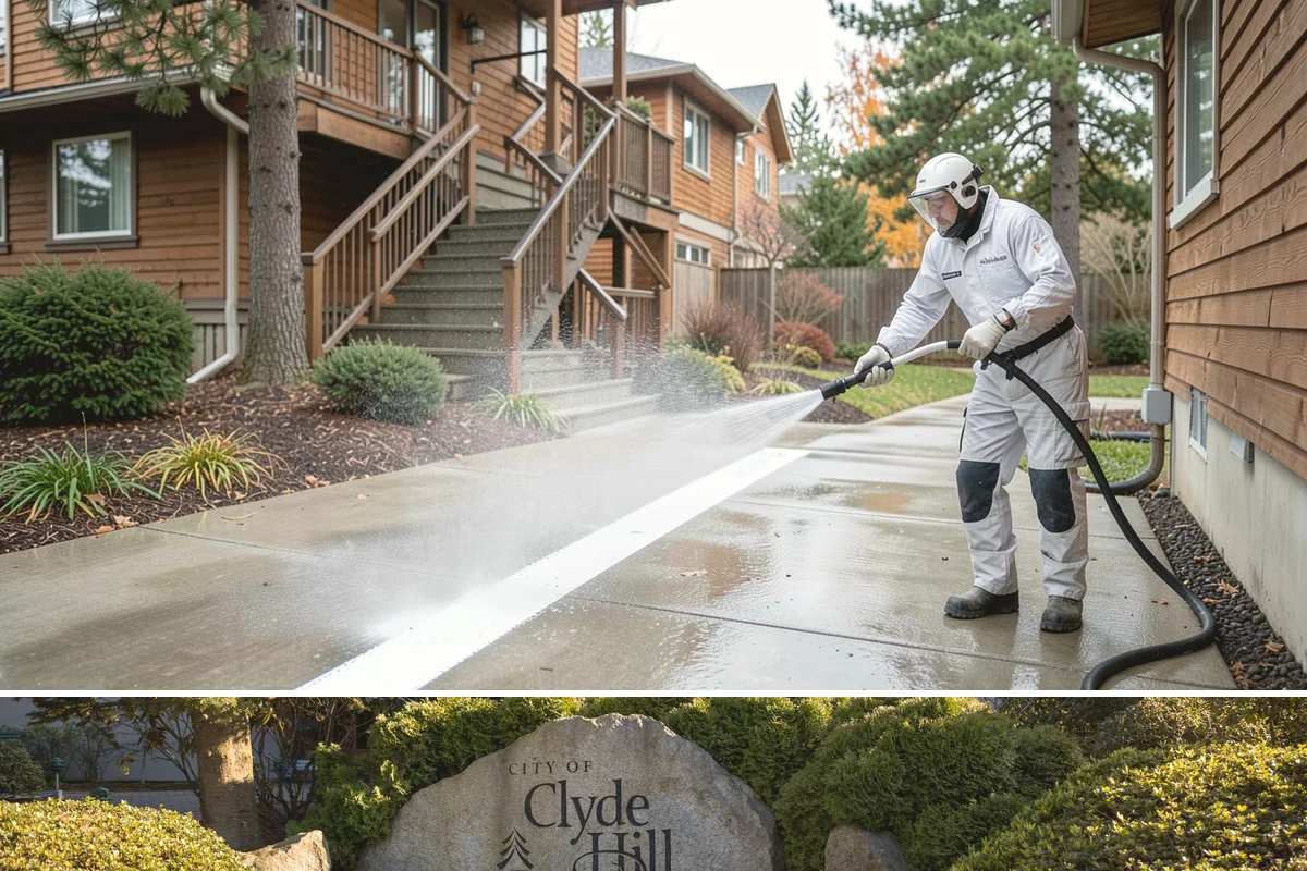 Industrial Cleaning in Clyde Hill, King County, WA - Industrial exteriors can be serviced year-round, with heavy degreasing scheduled in drier months for easier runoff containment.