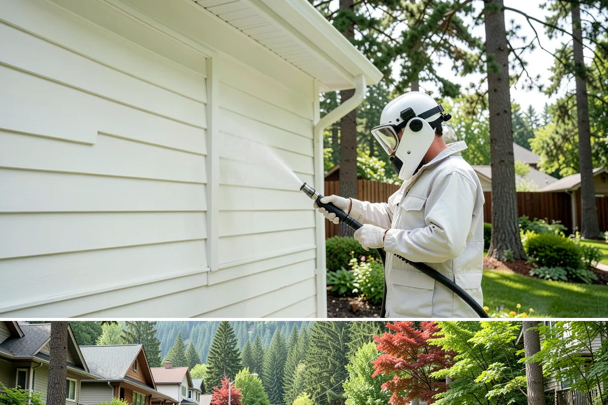 Industrial Cleaning in Darrington, Snohomish County, WA - Industrial exteriors can be serviced year-round, with heavy degreasing scheduled in drier months for easier runoff containment.