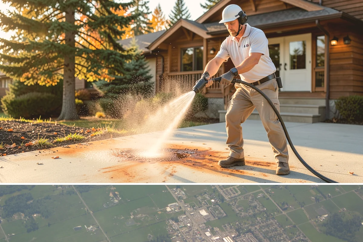 Industrial Cleaning in Enumclaw, King County, WA - Industrial exteriors can be serviced year-round, with heavy degreasing scheduled in drier months for easier runoff containment.