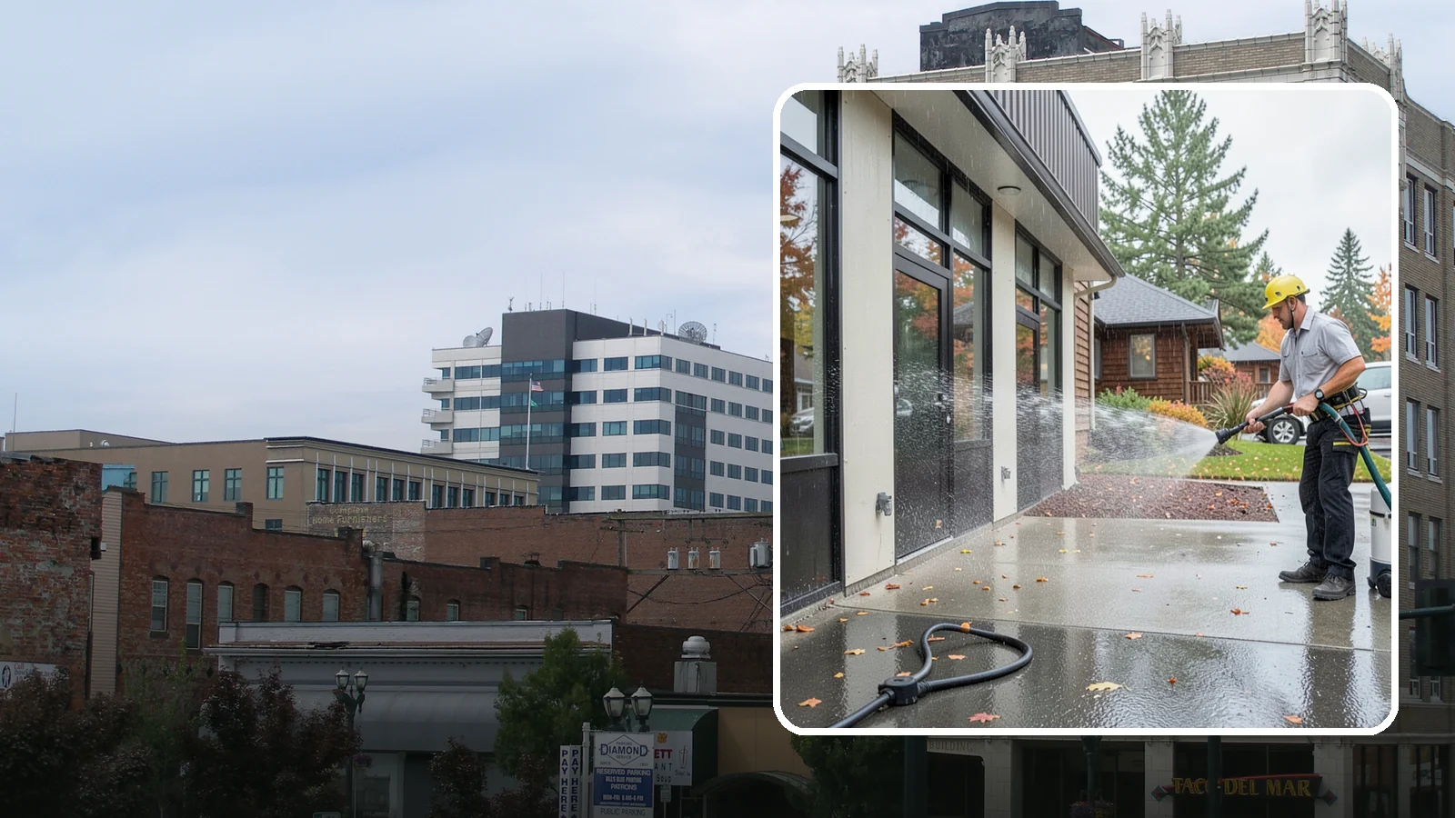 Industrial Cleaning in Everett, Snohomish County, WA - Heavy-duty exterior washing for industrial plants and facilities that removes grease, soot, chemical residue, and Northwest grime...