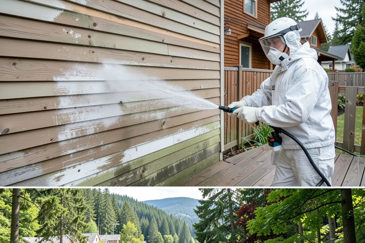 Industrial Cleaning in Lake Forest Park, King County, WA - Industrial exteriors can be serviced year-round, with heavy degreasing scheduled in drier months for easier runoff containment.