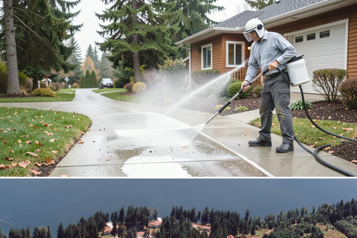 Industrial Cleaning in Lakewood, Pierce County, WA - Industrial exteriors can be serviced year-round, with heavy degreasing scheduled in drier months for easier runoff containment.