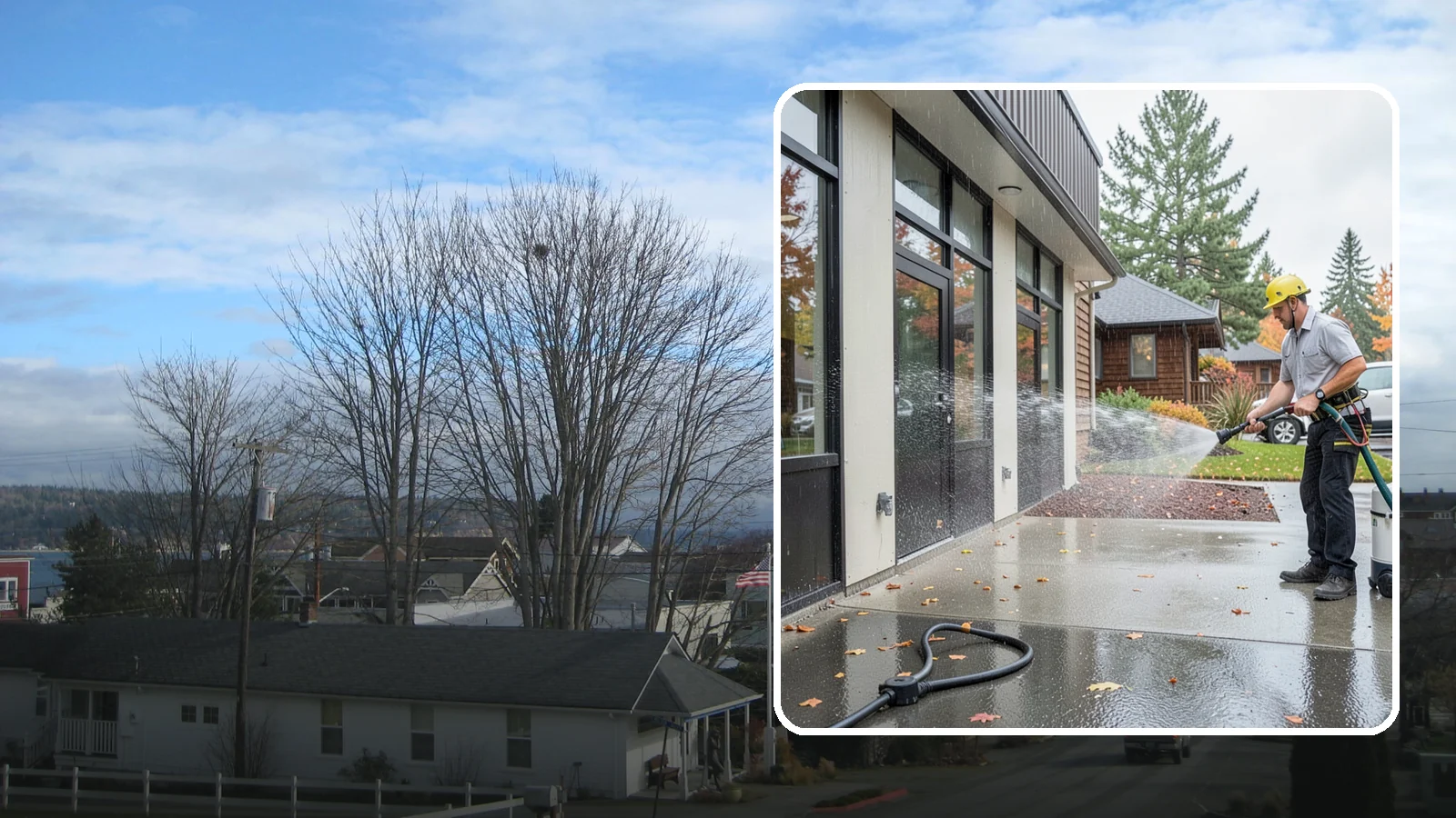 Industrial Cleaning in Langley, Island County, WA - Heavy-duty exterior washing for industrial plants and facilities that removes grease, soot, chemical residue, and Northwest grime...