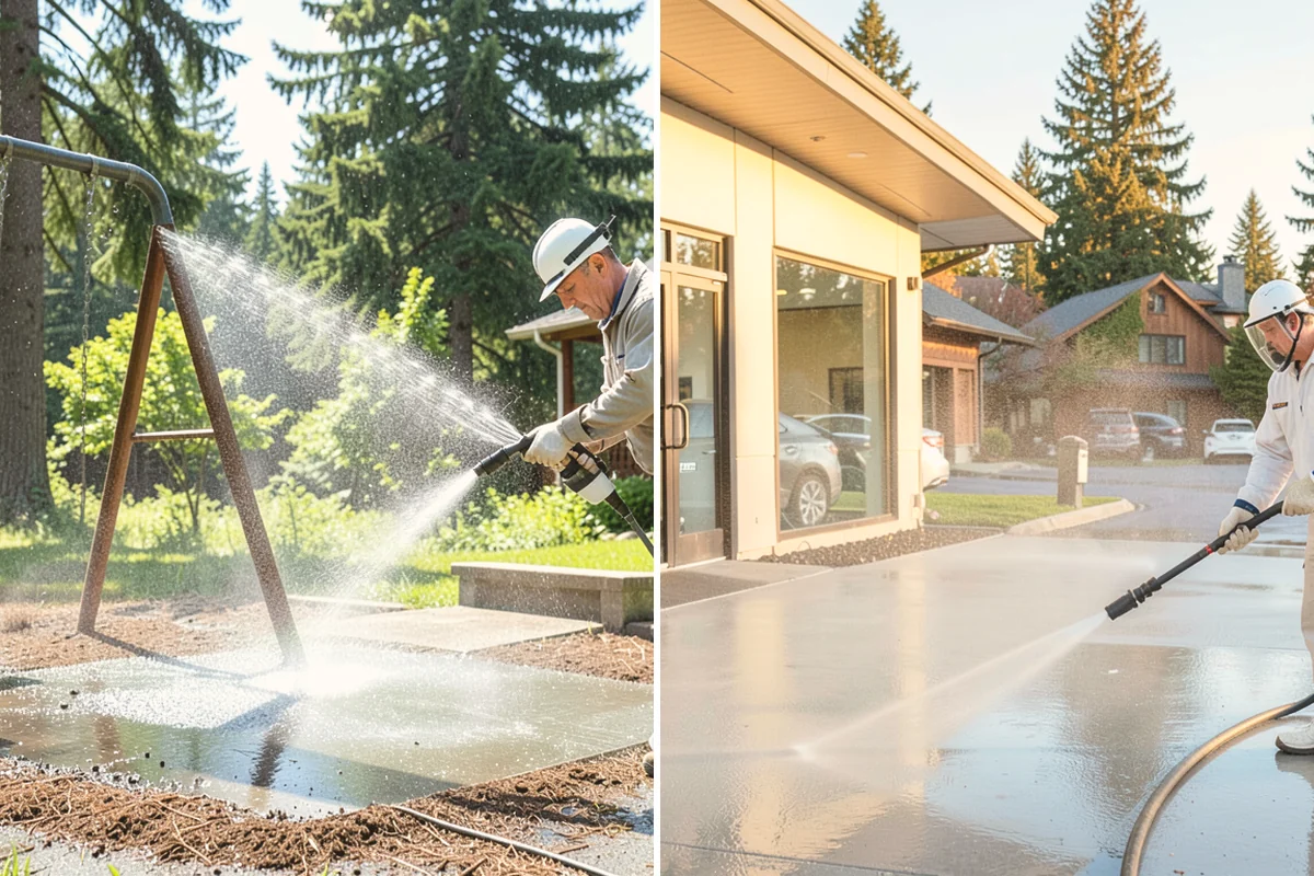 Industrial Cleaning in Langley, Island County, WA - Review site safety plans and set up runoff containment
