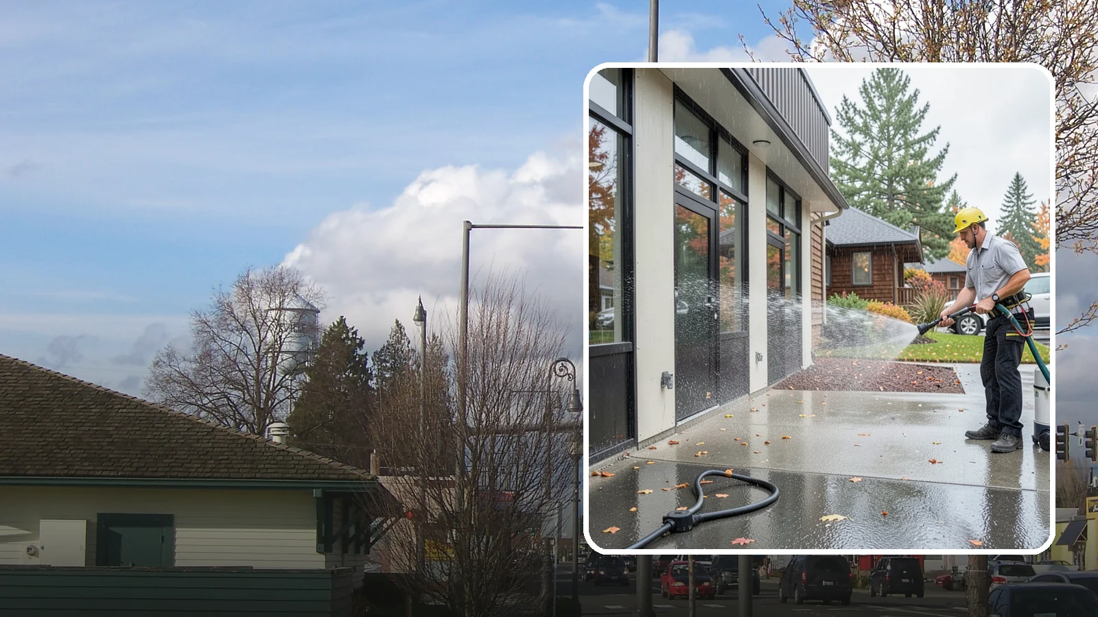 Industrial Cleaning in Marysville, Snohomish County, WA - Heavy-duty exterior washing for industrial plants and facilities that removes grease, soot, chemical residue, and Northwest grime...