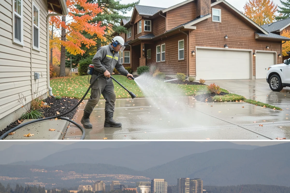 Industrial Cleaning in Medina, King County, WA - Industrial exteriors can be serviced year-round, with heavy degreasing scheduled in drier months for easier runoff containment.