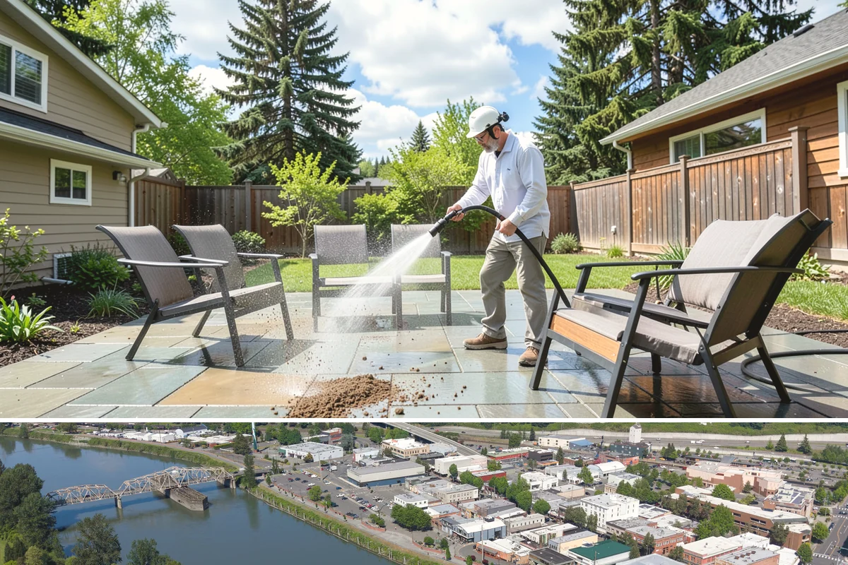 Industrial Cleaning in Mount Vernon, Skagit County, WA - Industrial exteriors can be serviced year-round, with heavy degreasing scheduled in drier months for easier runoff containment.