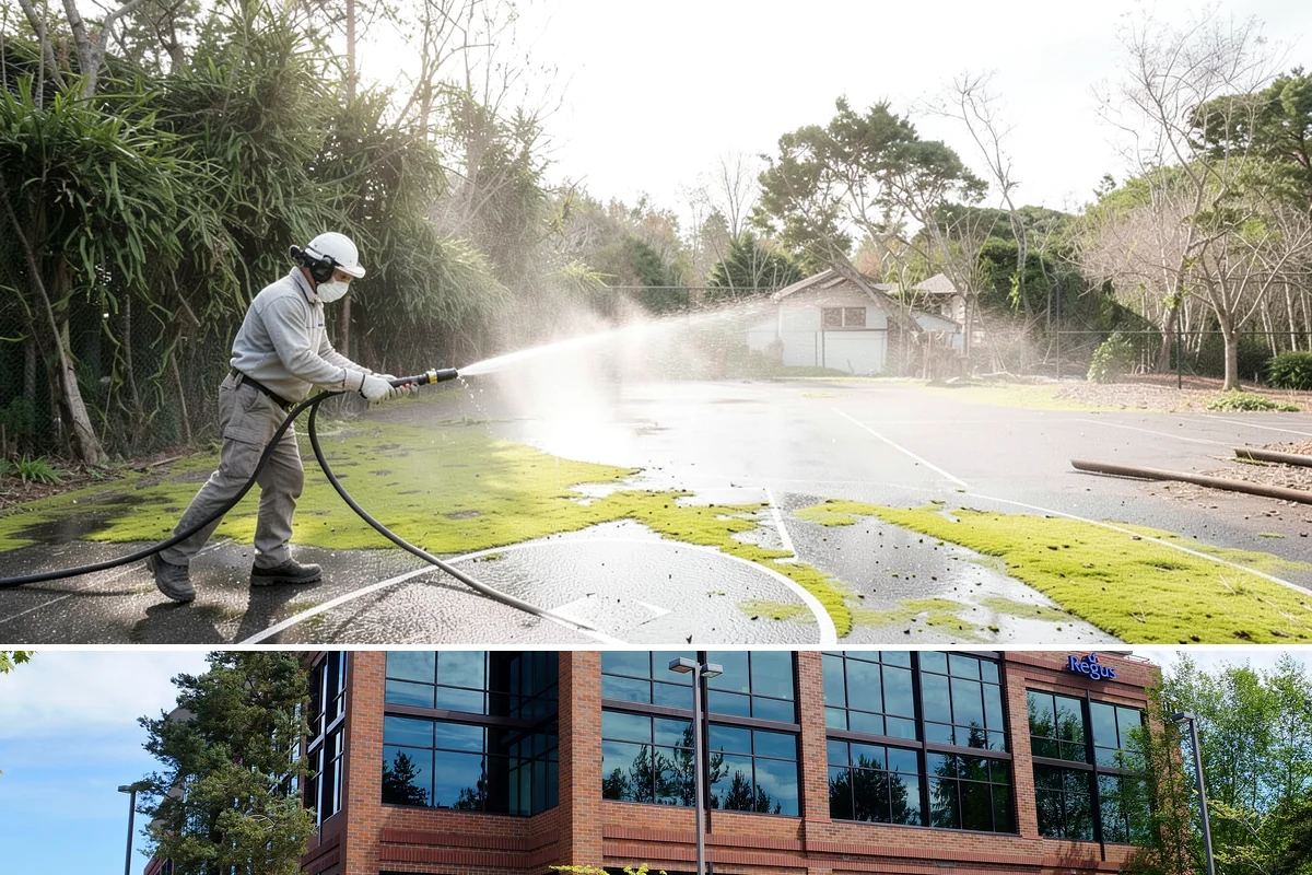 Industrial Cleaning in Mountlake Terrace, Snohomish County, WA - Industrial exteriors can be serviced year-round, with heavy degreasing scheduled in drier months for easier runoff containment.
