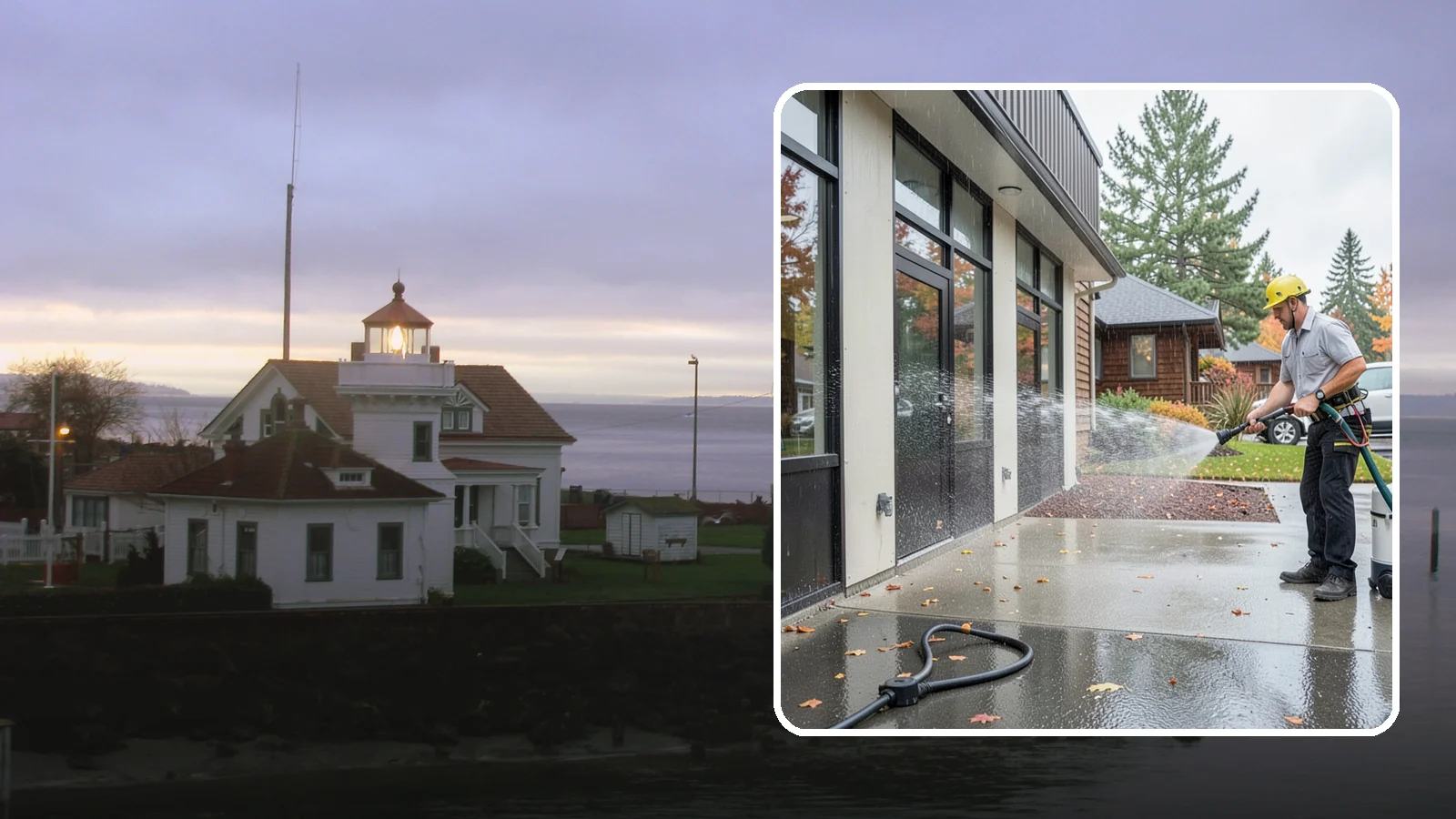 Industrial Cleaning in Mukilteo, Snohomish County, WA - Heavy-duty exterior washing for industrial plants and facilities that removes grease, soot, chemical residue, and Northwest grime...