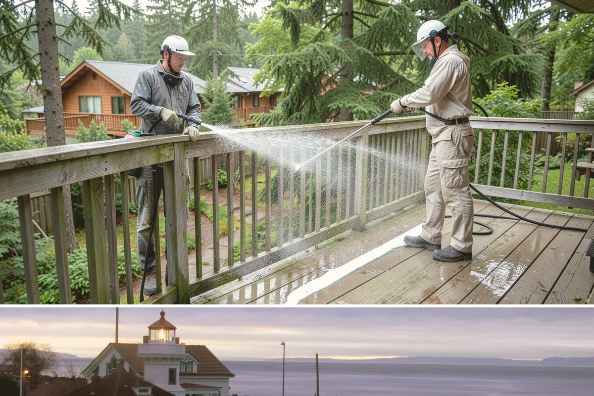 Industrial Cleaning in Mukilteo, Snohomish County, WA - Industrial exteriors can be serviced year-round, with heavy degreasing scheduled in drier months for easier runoff containment.