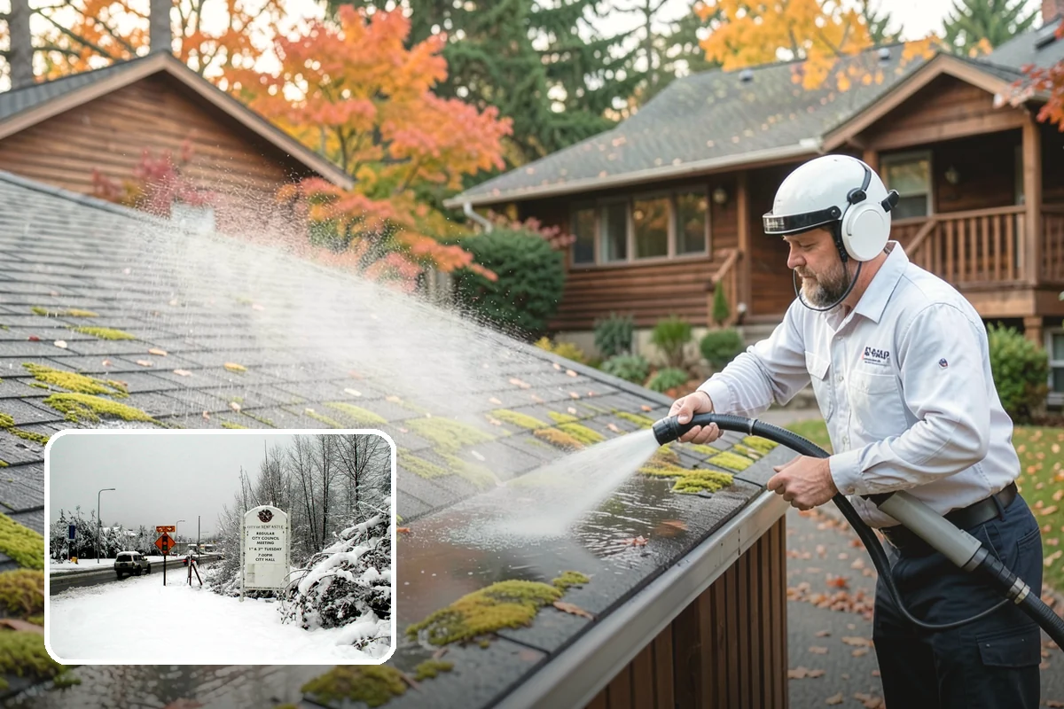 Industrial Cleaning in Newcastle, King County, WA - Cuts through heavy grease, soot, and chemical residue