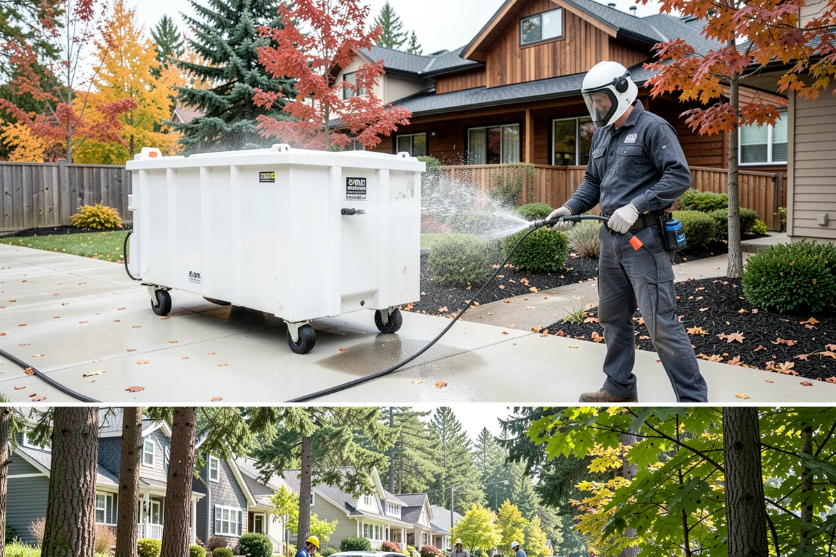 Industrial Cleaning in Normandy Park, King County, WA - Industrial exteriors can be serviced year-round, with heavy degreasing scheduled in drier months for easier runoff containment.