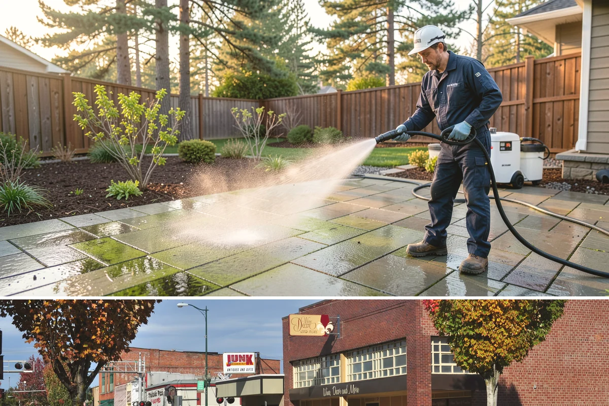 Industrial Cleaning in Puyallup, Pierce County, WA - Industrial exteriors can be serviced year-round, with heavy degreasing scheduled in drier months for easier runoff containment.