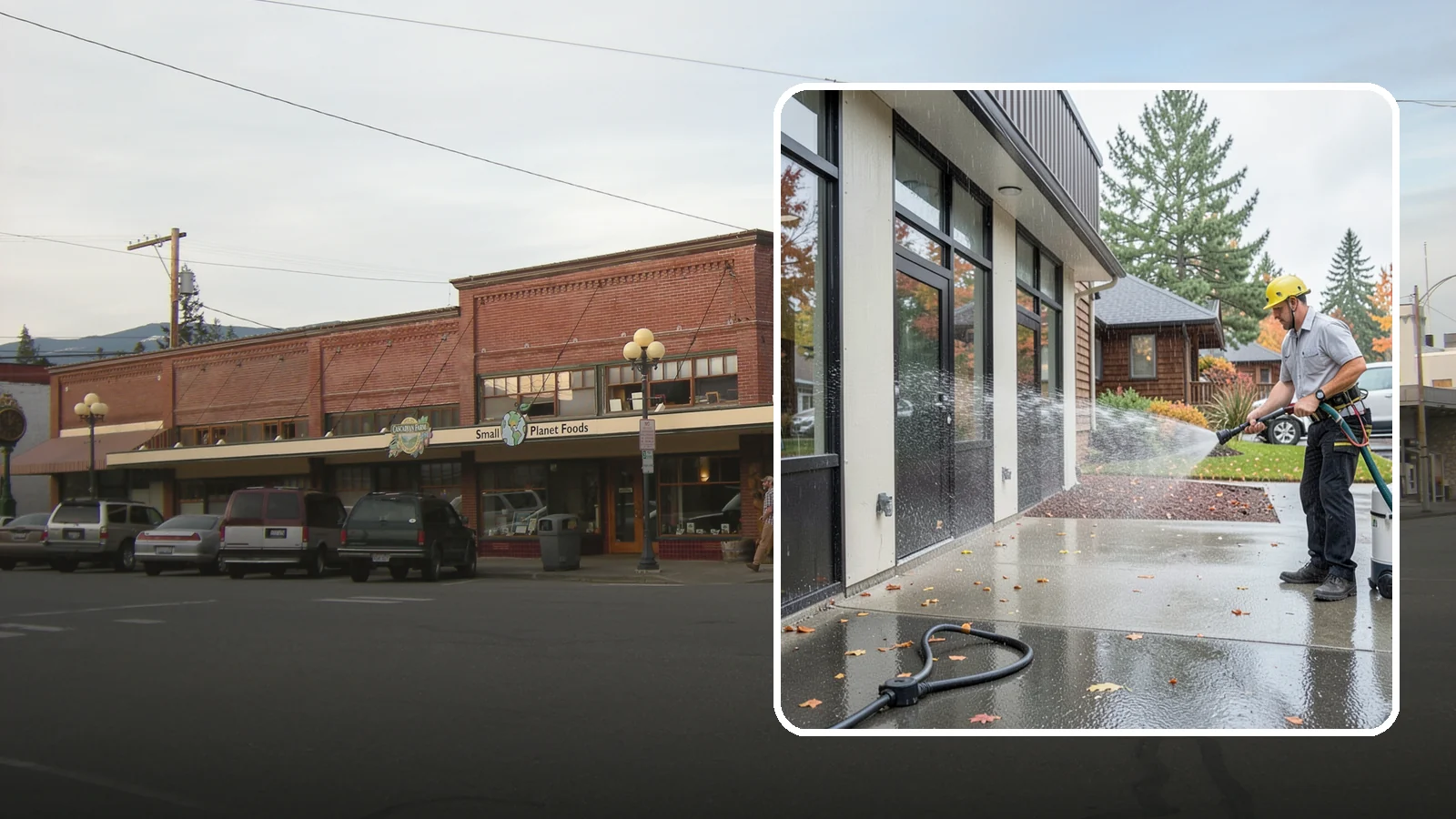 Industrial Cleaning in Sedro-Woolley, Skagit County, WA - Heavy-duty exterior washing for industrial plants and facilities that removes grease, soot, chemical residue, and Northwest grime...