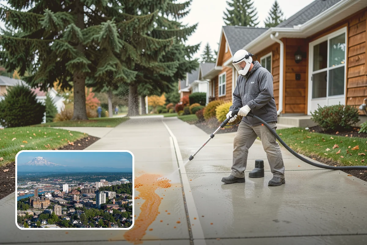 Industrial Cleaning in Tacoma, Pierce County, WA - Cuts through heavy grease, soot, and chemical residue