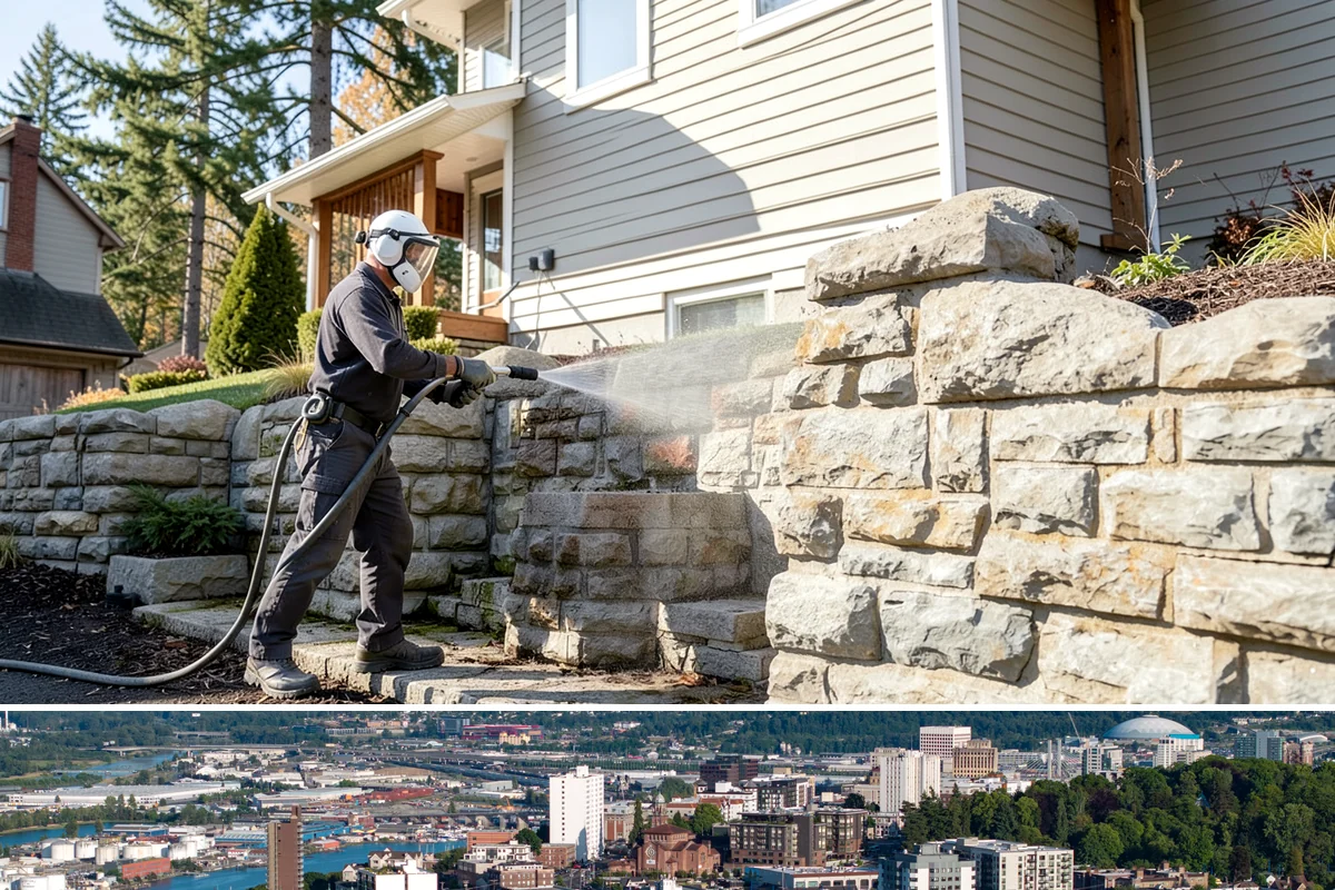 Industrial Cleaning in Tacoma, Pierce County, WA - Industrial exteriors can be serviced year-round, with heavy degreasing scheduled in drier months for easier runoff containment.