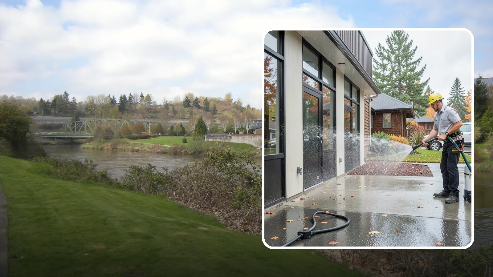 Industrial Cleaning in Tukwila, King County, WA - Heavy-duty exterior washing for industrial plants and facilities that removes grease, soot, chemical residue, and Northwest grime...