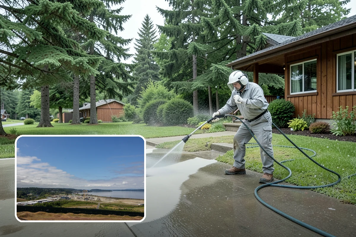 Industrial Cleaning in University Place, Pierce County, WA - Cuts through heavy grease, soot, and chemical residue