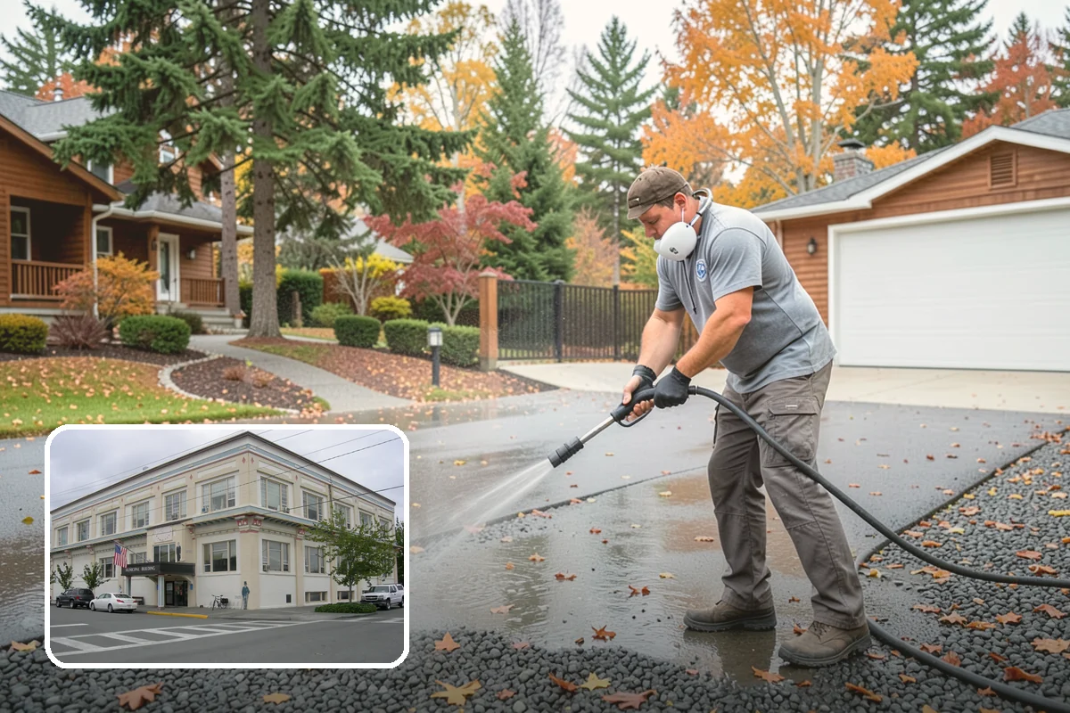 Iron Fence Washing in Anacortes, Skagit County, WA - Clears grime lodged in scrollwork and decorative detail