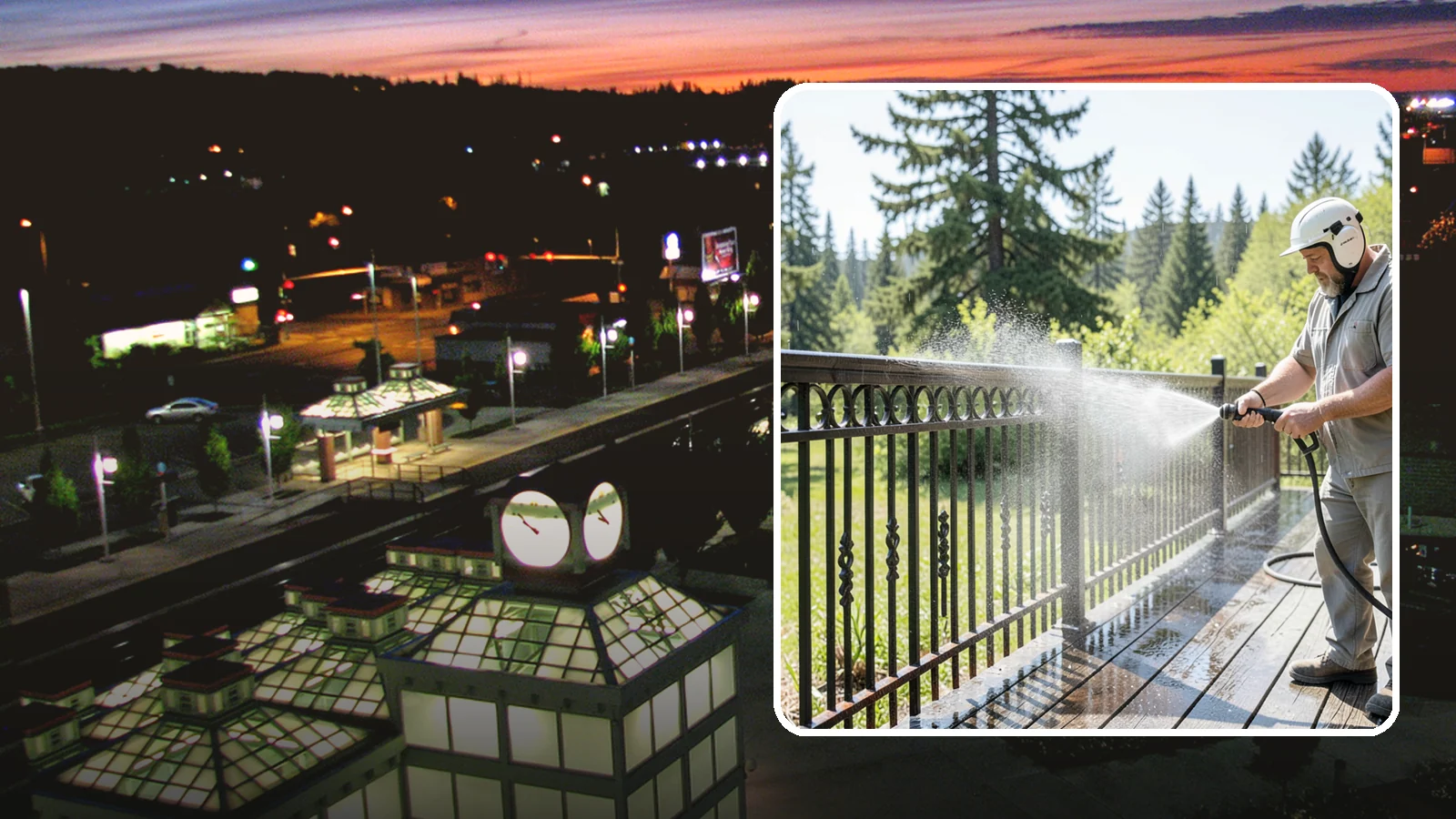 Iron Fence Washing in Auburn, King County, WA - Careful washing for wrought and cast iron fencing that removes grime and surface rust streaks without driving water into the...