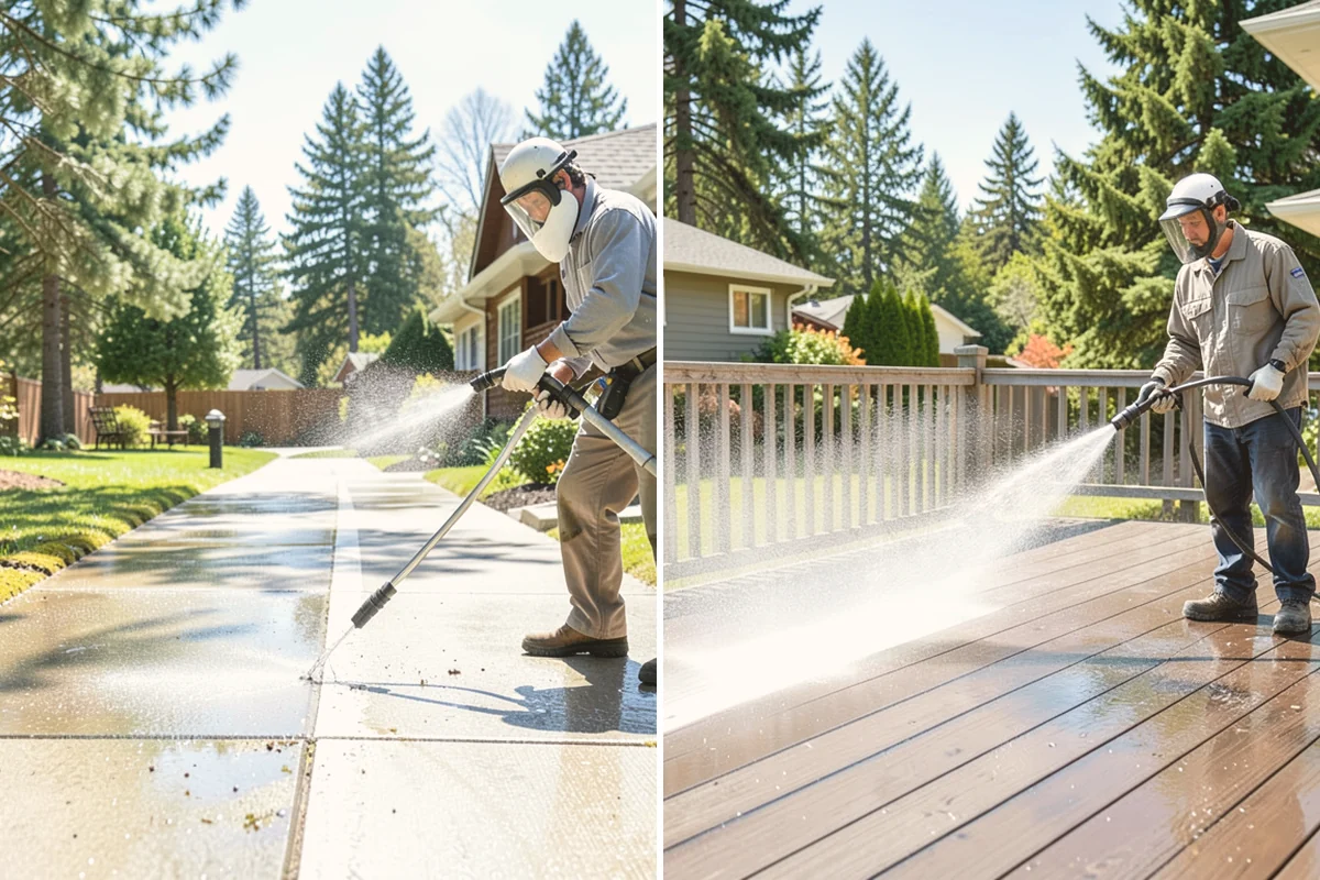 Iron Fence Washing in Bellevue, King County, WA - Inspect the coating and note any rust or chipping