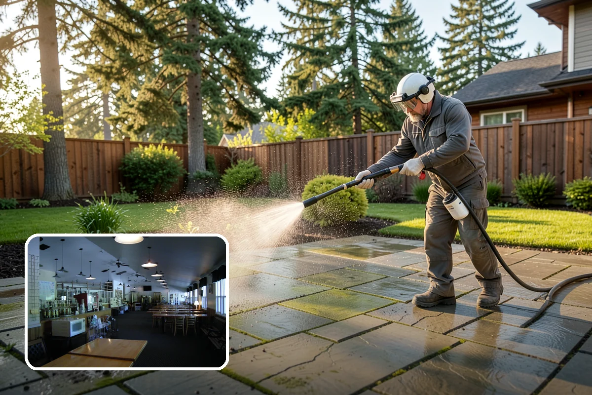 Iron Fence Washing in Black Diamond, King County, WA - Clears grime lodged in scrollwork and decorative detail
