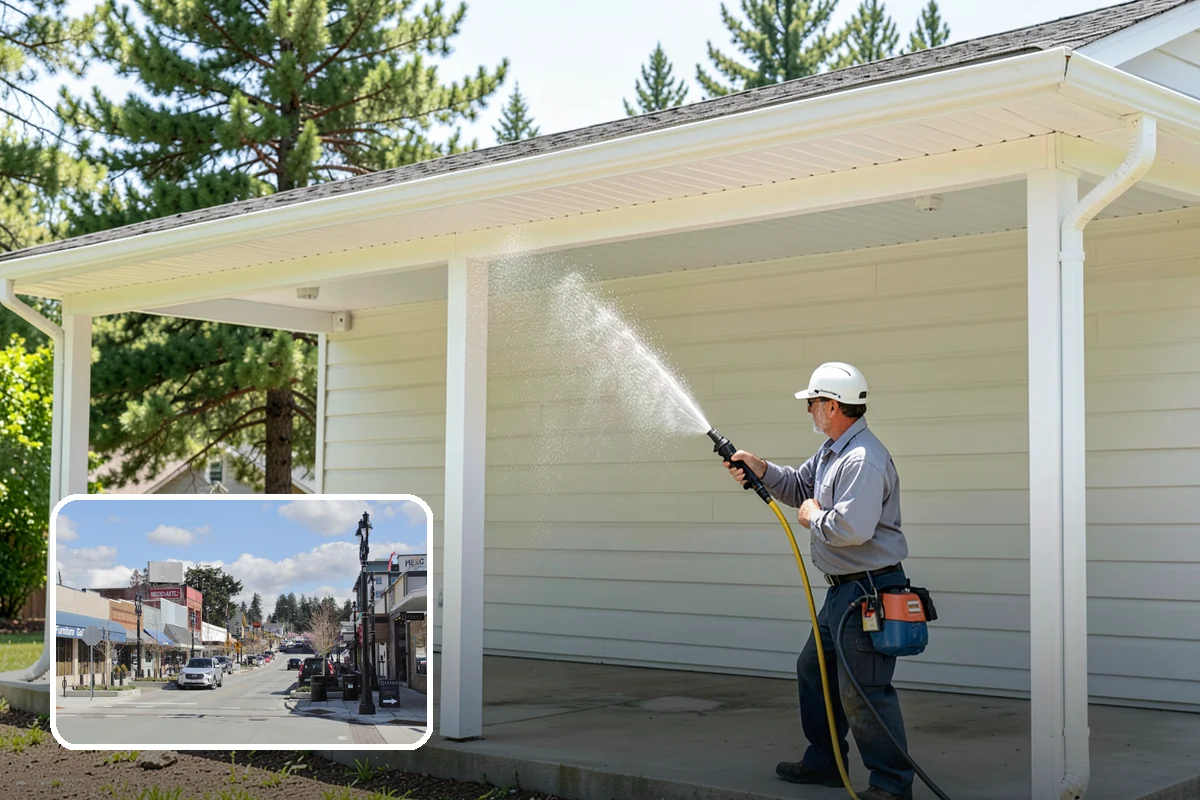 Iron Fence Washing in Bothell, King County, WA - Clears grime lodged in scrollwork and decorative detail