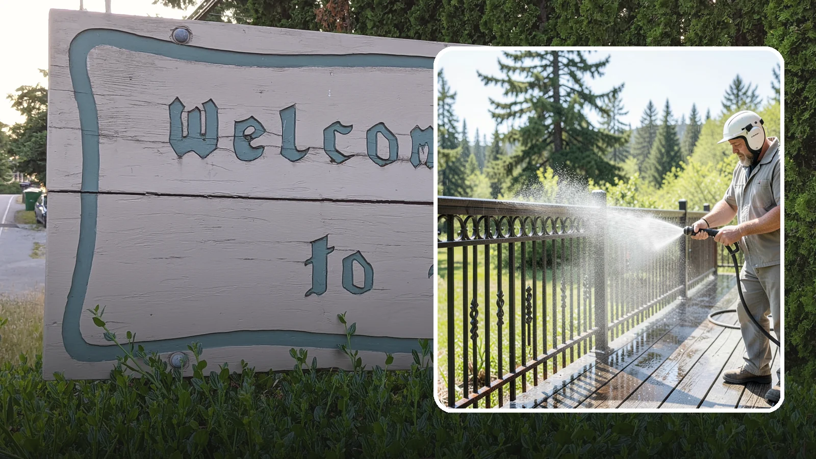 Iron Fence Washing in Brier, Snohomish County, WA - Careful washing for wrought and cast iron fencing that removes grime and surface rust streaks without driving water into the...