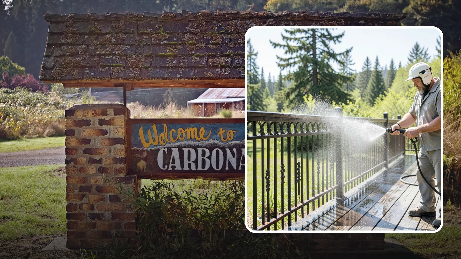 Iron Fence Washing in Carbonado, Pierce County, WA - Careful washing for wrought and cast iron fencing that removes grime and surface rust streaks without driving water into the...