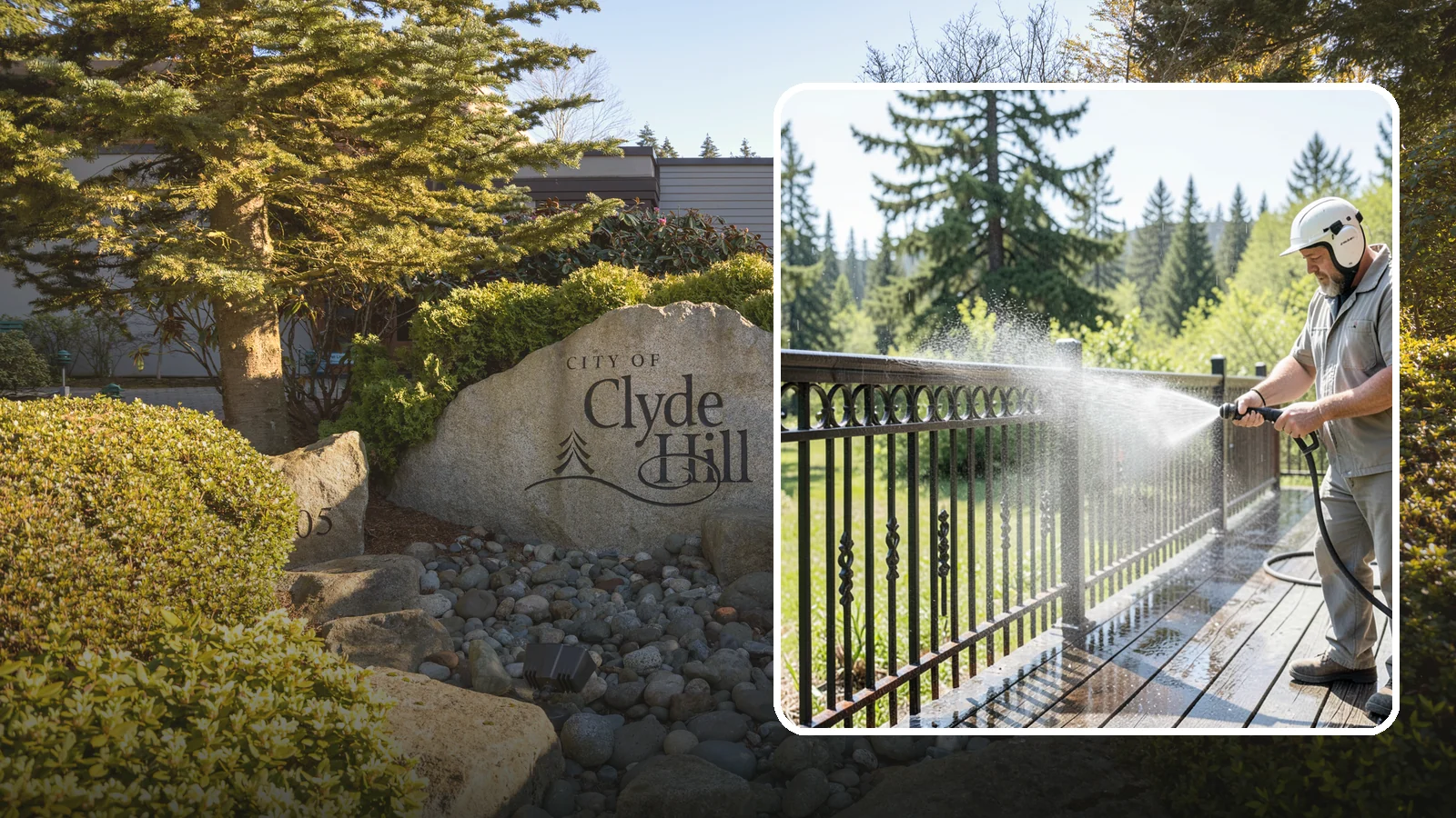 Iron Fence Washing in Clyde Hill, King County, WA - Careful washing for wrought and cast iron fencing that removes grime and surface rust streaks without driving water into the...