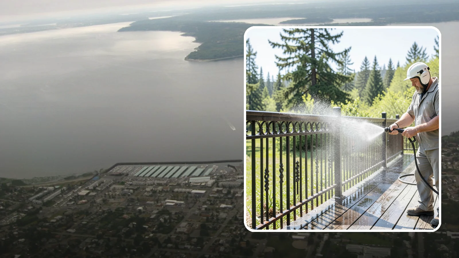 Iron Fence Washing in Des Moines, King County, WA - Careful washing for wrought and cast iron fencing that removes grime and surface rust streaks without driving water into the...