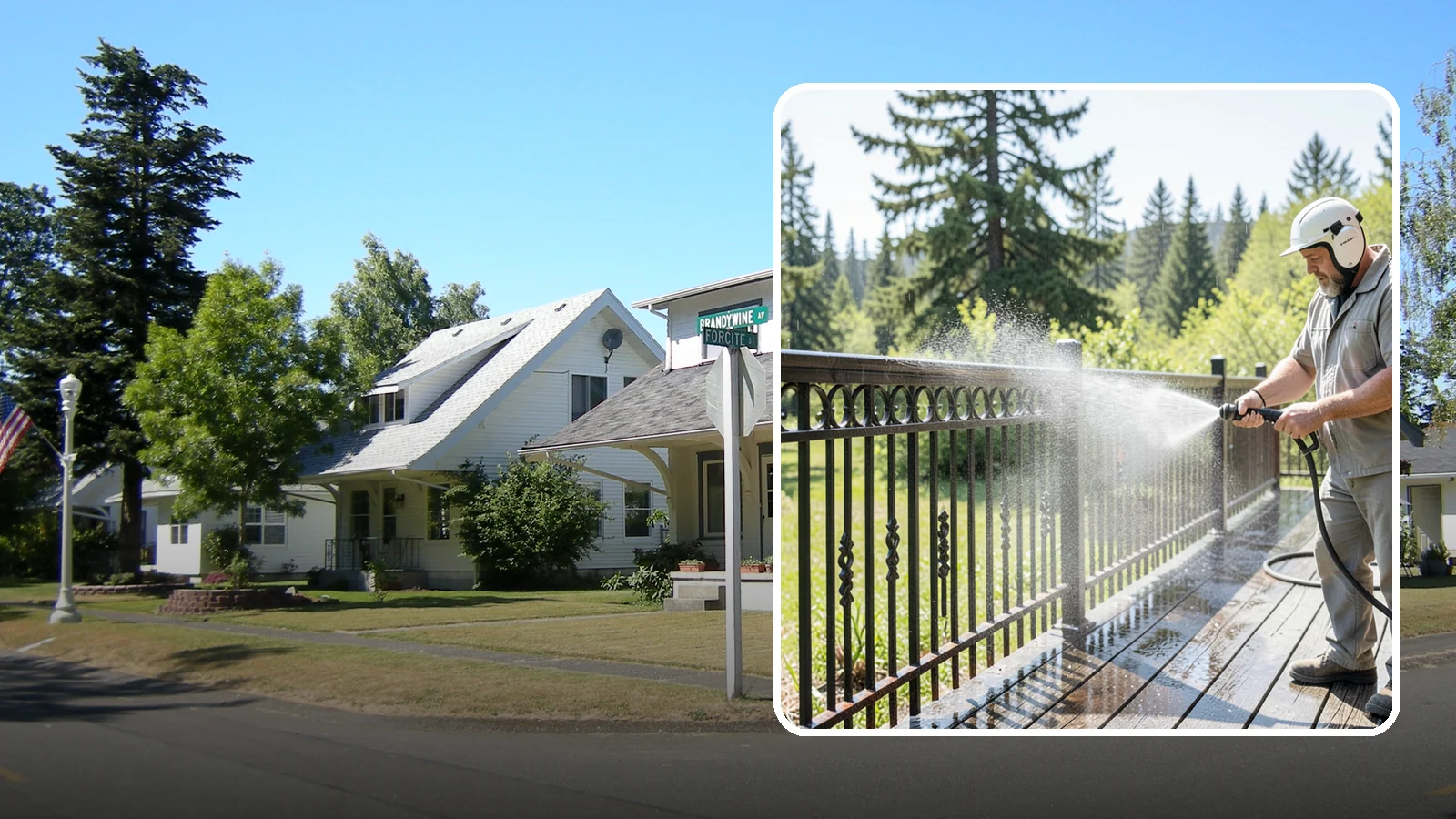 Iron Fence Washing in DuPont, Pierce County, WA - Careful washing for wrought and cast iron fencing that removes grime and surface rust streaks without driving water into the...