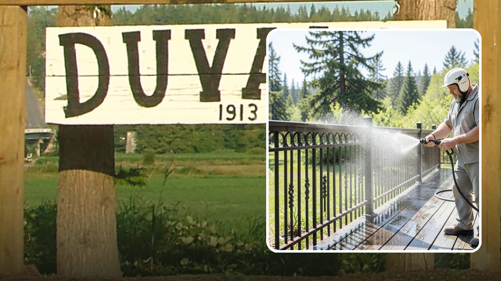 Iron Fence Washing in Duvall, King County, WA - Careful washing for wrought and cast iron fencing that removes grime and surface rust streaks without driving water into the...
