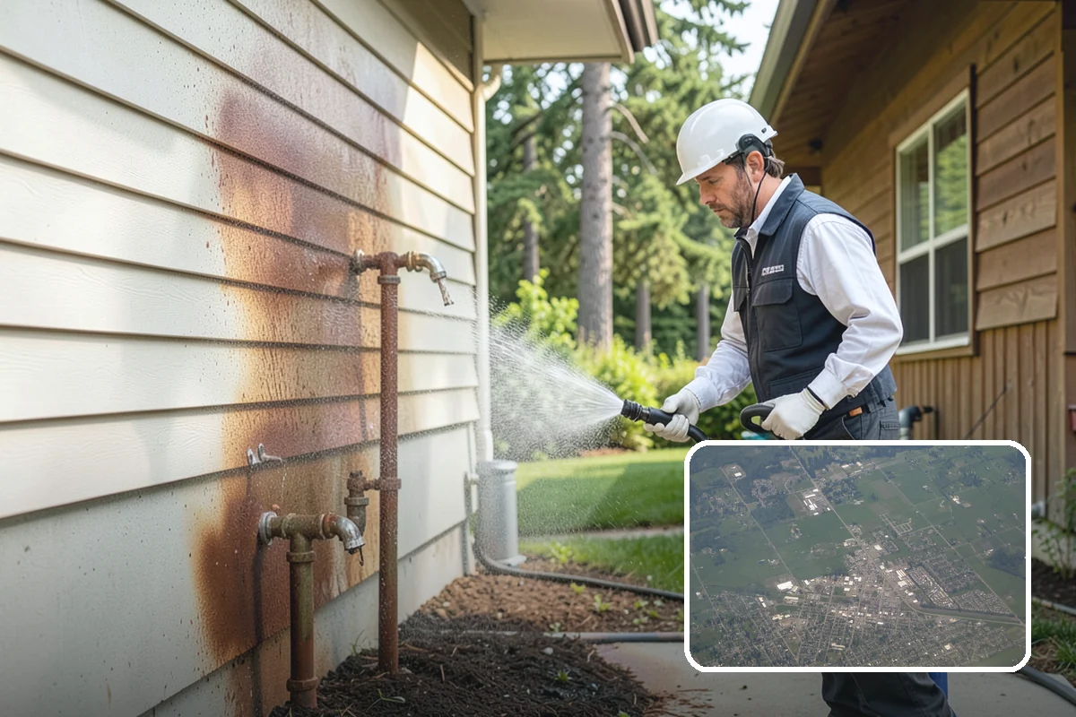 Iron Fence Washing in Enumclaw, King County, WA - Clears grime lodged in scrollwork and decorative detail
