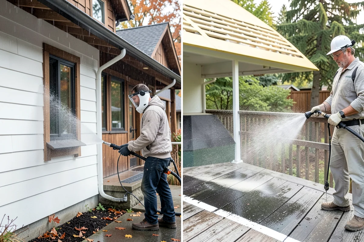 Iron Fence Washing in Everett, Snohomish County, WA - Inspect the coating and note any rust or chipping