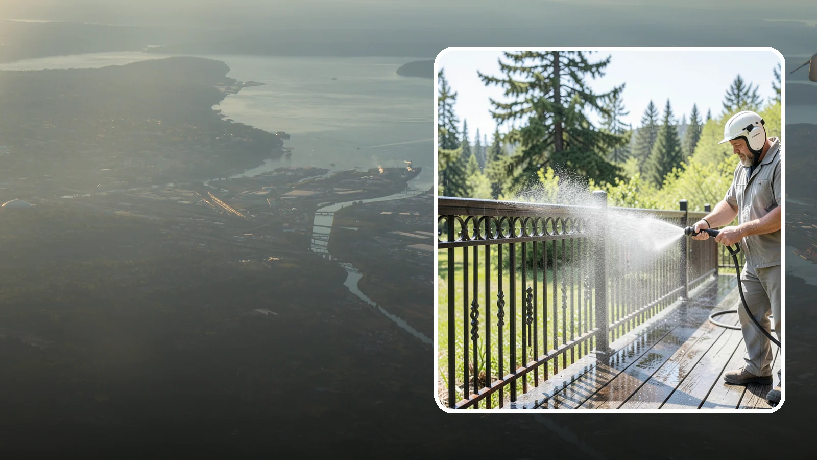 Iron Fence Washing in Fife, Pierce County, WA - Careful washing for wrought and cast iron fencing that removes grime and surface rust streaks without driving water into the...