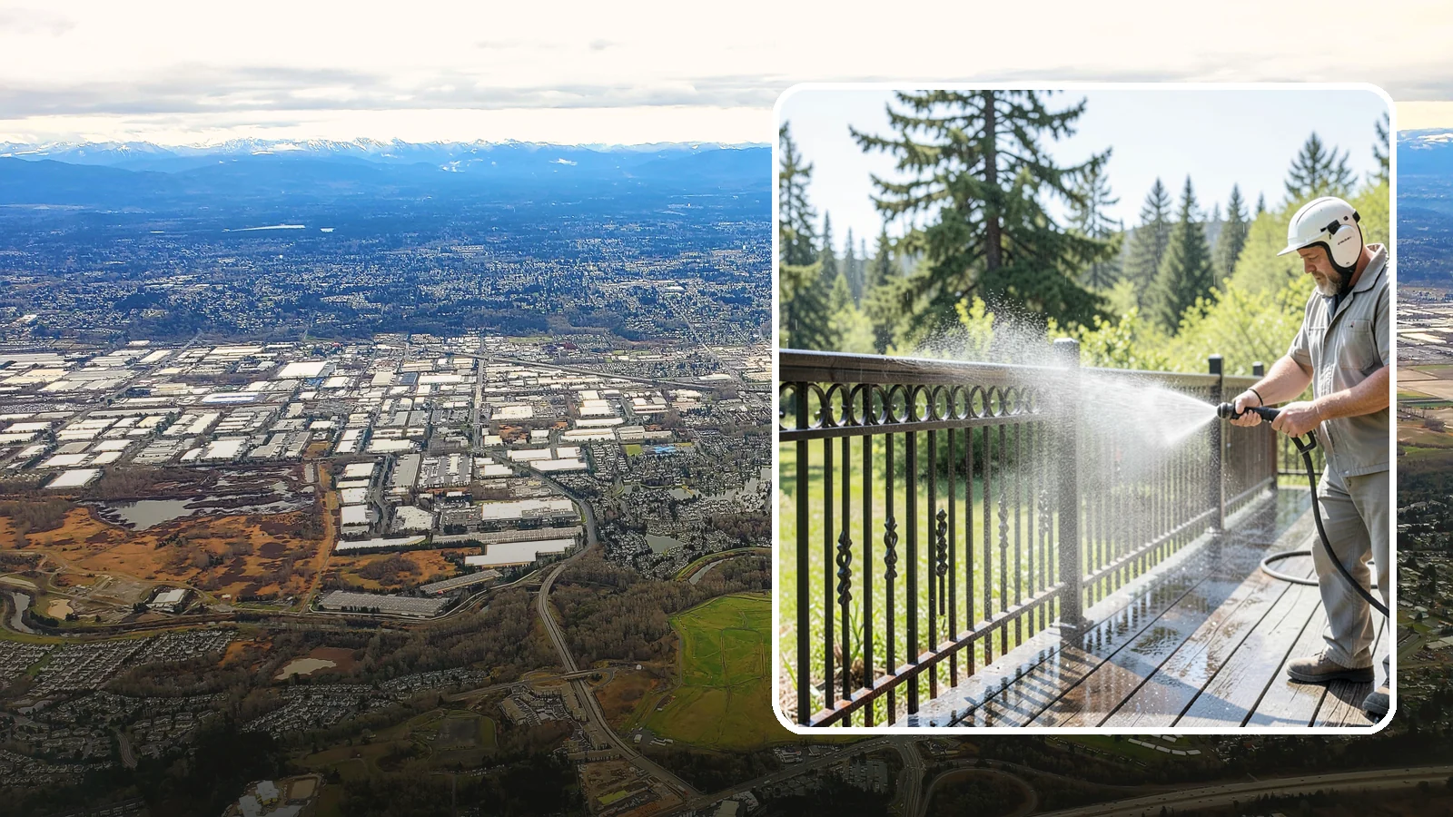Iron Fence Washing in Kent, King County, WA - Careful washing for wrought and cast iron fencing that removes grime and surface rust streaks without driving water into the...