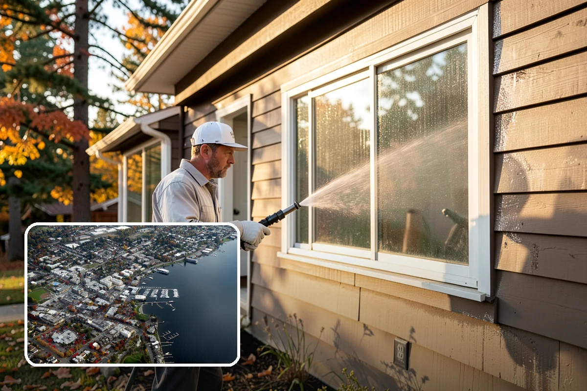 Iron Fence Washing in Kirkland, King County, WA - Clears grime lodged in scrollwork and decorative detail