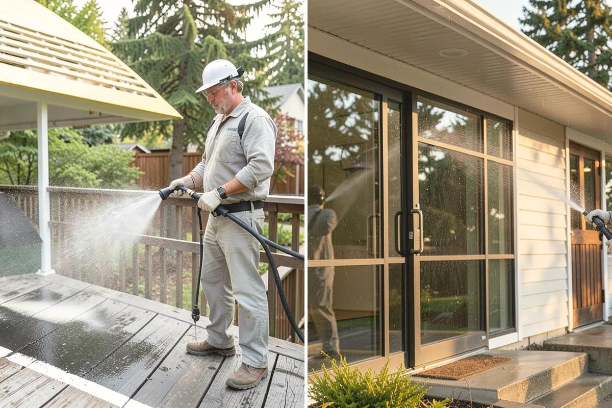 Iron Fence Washing in La Conner, Skagit County, WA - Inspect the coating and note any rust or chipping